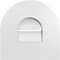 Ekena Millwork Round Top Surface Mount PVC Gable Vent: Functional, w/ 3-1/2"W x 1"P Standard Frame, 12"W x 12"H GVPRT12X1201SF - alternate 1